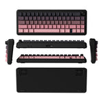 68-Key Wireless Mechanical Keyboard, Tri-Mode (BT/2.4G/Wired) Hot-Swappable Custom Keyboard with RGB